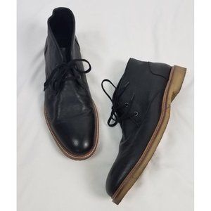 The Men's Bloomingdales Store Men's Sz. 10 Black Leather Chukka Lace Up Boots
